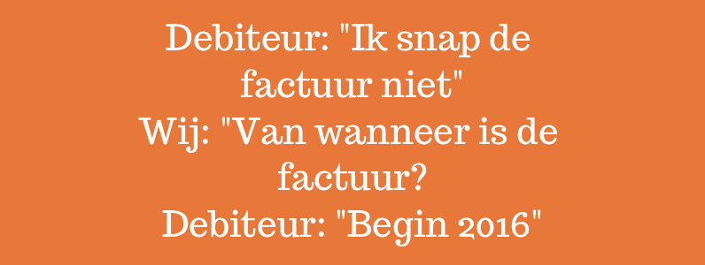 Dagboek van een debiteurenbeheerder – Traag