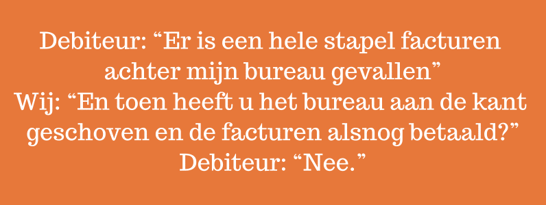 Dagboek van een debiteurenbeheerder – Bureau