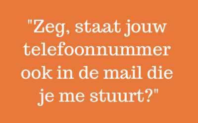 Dagboek van een debiteurenbeheerder – Telefoonnummer