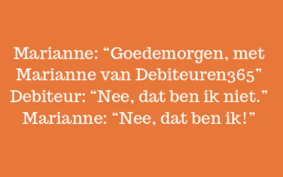 Dagboek van een debiteurenbeheerder – Wie ben ik?